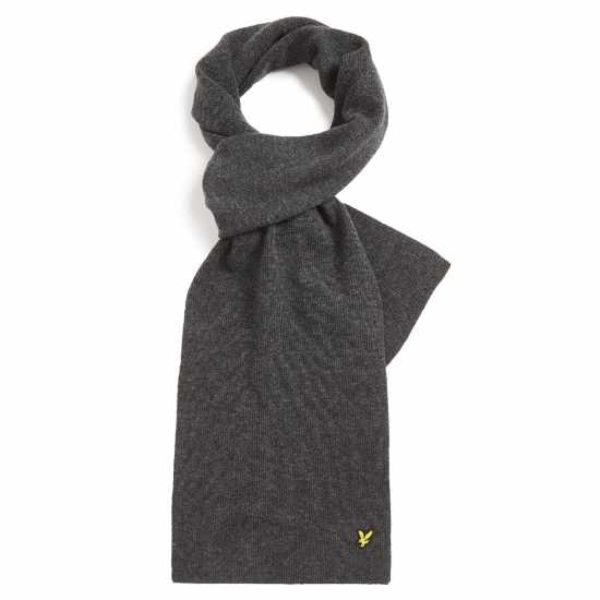 Lambswool Ribbed Scarf  