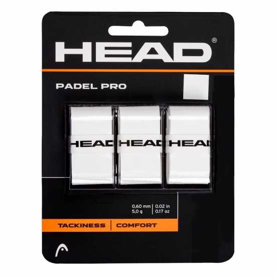 Head Padel Pro Overgrip White Тенис аксесоари