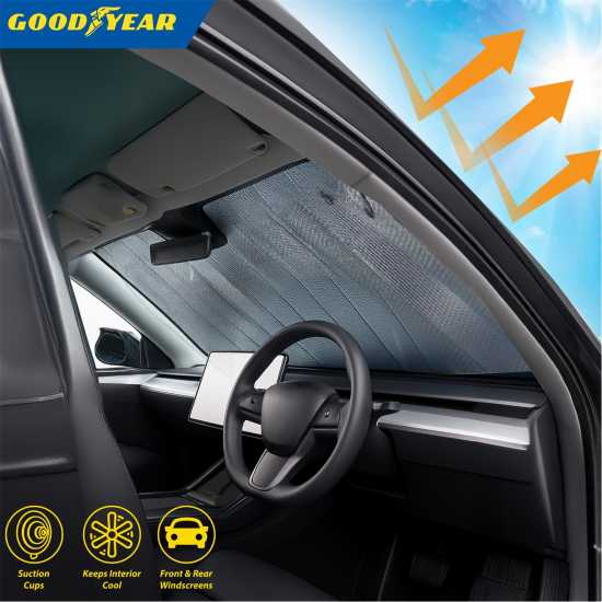 Goodyear Goodyear Car Folding Sun Reflector  