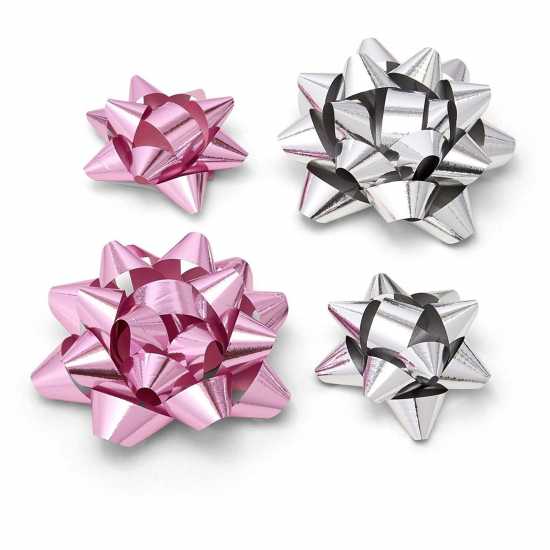 Pack Of Pink/silver 40 Bows  Подаръци и играчки