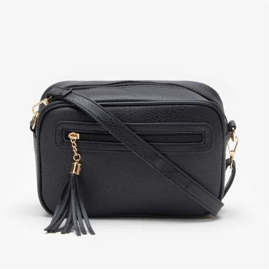 Strap Camera Bag Black Дамски чанти