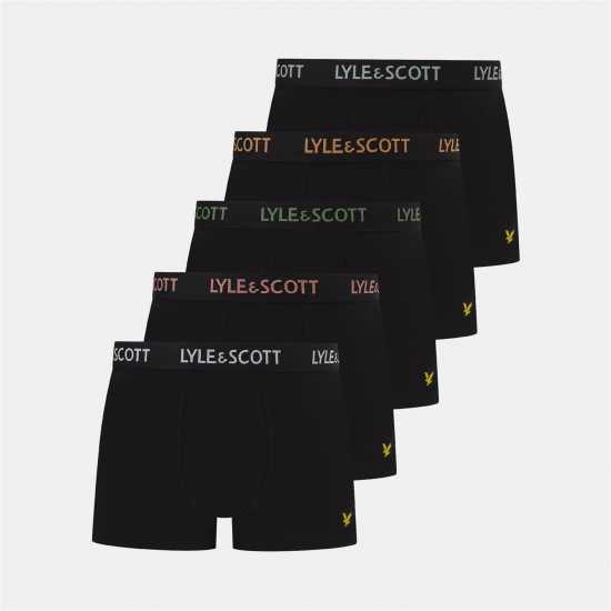 Lyle And Scott Miller 5 Pack Boxer Shorts  