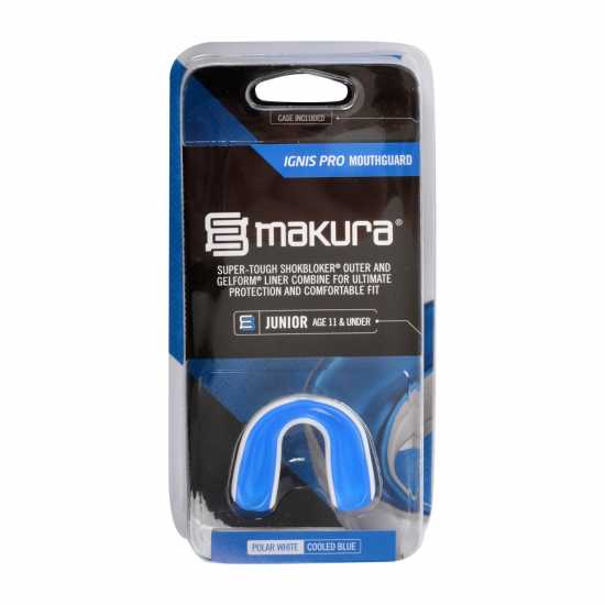 Makura Ignis Pro Mouthguard Junior Blue/White - Боксови протектори за уста