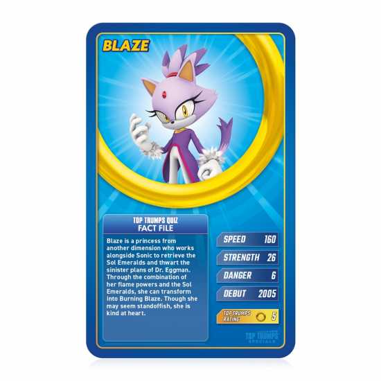 Top Trumps Trumps Sonic Specials  