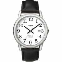 Timex Mens Easy Reader Watch With Date - Black/sil