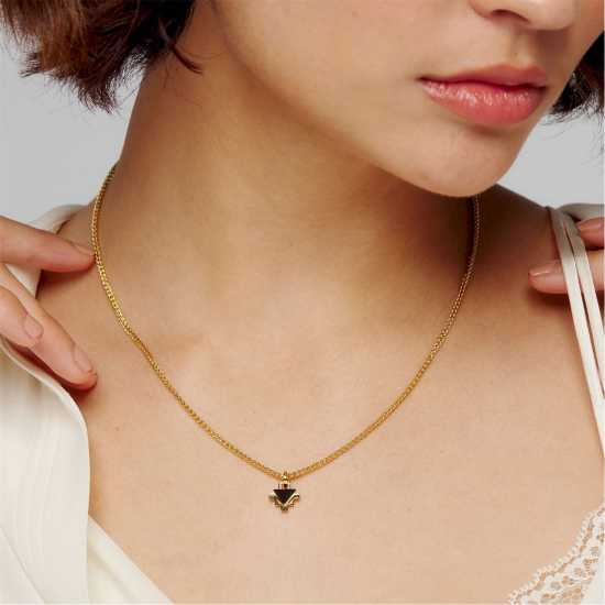 All We Are Women's Itza Pendant Necklace Златен тон/Черен All We Are Women's Itza Pendant Necklace Златен тон/Черен