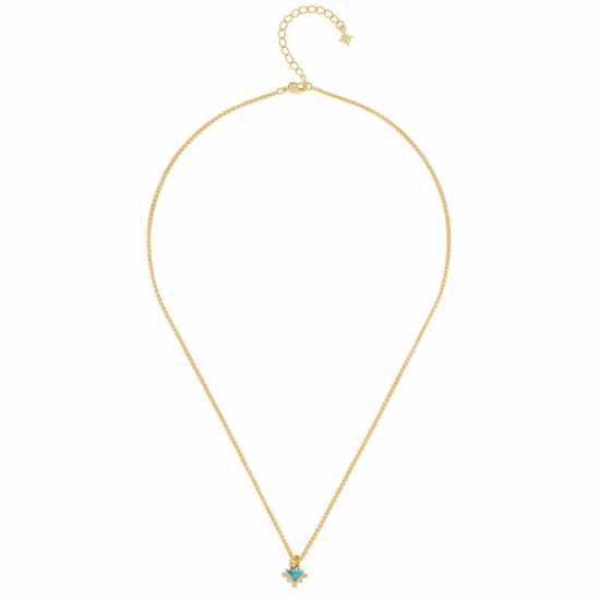 All We Are Women's Itza Pendant Necklace Злато/Тюркуаз All We Are Women's Itza Pendant Necklace Злато/Тюркуаз