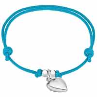 Silver Blue 'heart' Bracelet  Бижутерия