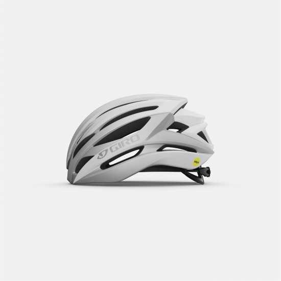 Giro Syntax Mips Road Helmet Matte White/Silver Каски за колоездачи