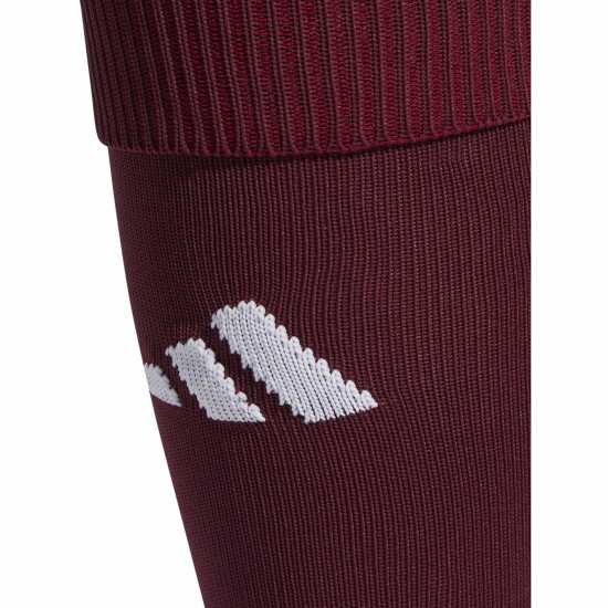 Adidas Milano 23 Sock Adults Maroon/White Мъжки чорапи