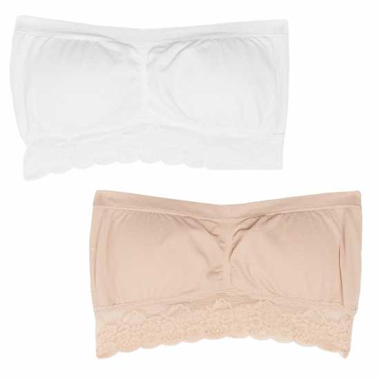 Дамско бельо Be You 2 Pack Lace Bandeau Bra Be You 2 Pack Lace Bandeau Bra Дамско бельо