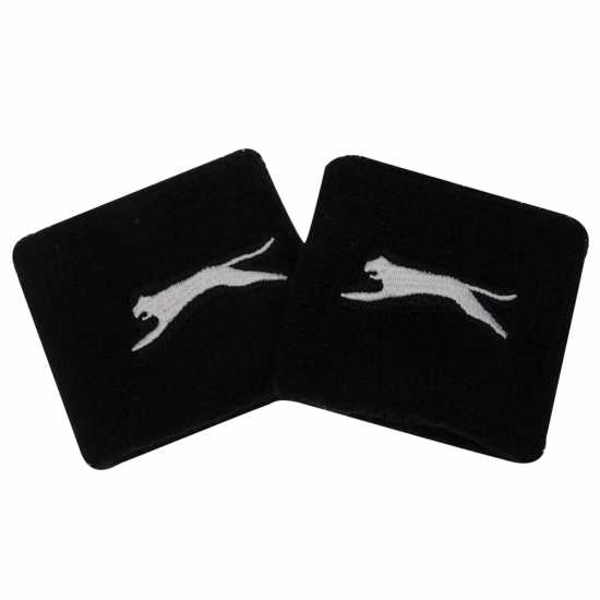 Slazenger 2 Pack Wristbands Черно Шапки с козирка
