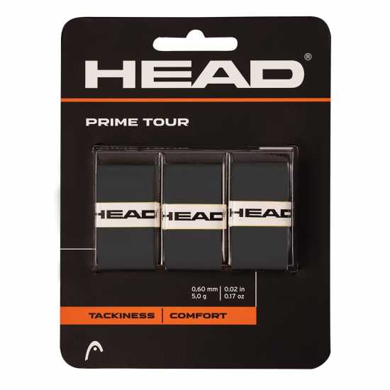 Head Prime Tour Overgrip Черно Тенис аксесоари
