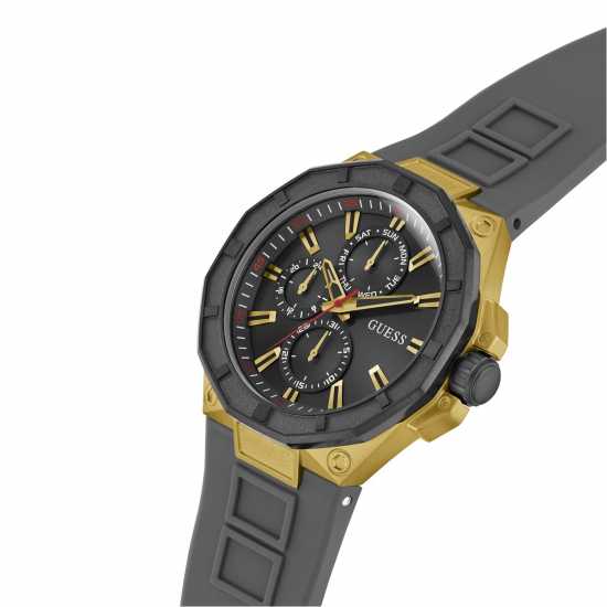 Guess R2 Watch Злато/Черно Guess R2 Watch Злато/Черно