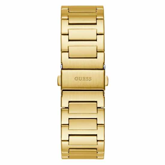 Guess Vinyl Watch Злато/Черно Guess Vinyl Watch Злато/Черно