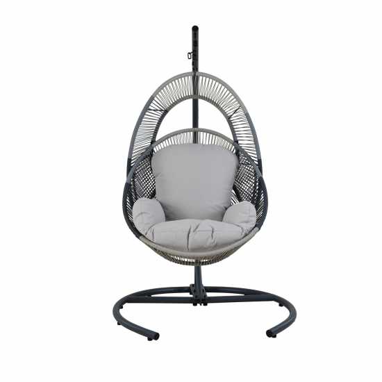Barcelona Egg Chair Black/Grey Лагерни маси и столове