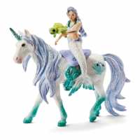 Bayala Mermaid Riding On Sea Unicorn Toy Figures
