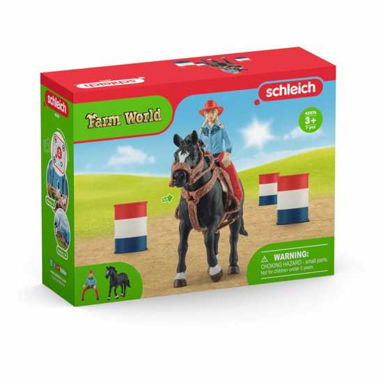 Farm World Cowgirl Barrel Racing Fun Toy Playset  Подаръци и играчки
