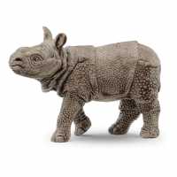 Wild Life Indian Rhinoceros Baby Toy Figure