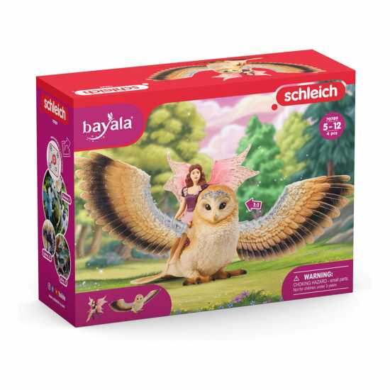 Bayala Fairy In Flight On Glam-Owl Toy Figure  Подаръци и играчки