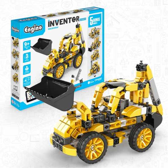 Inventor Mechanics Excavator With 5 Bonus Models