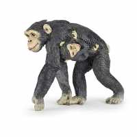 Wild Animal Kingdom Chimpanzee And Baby Toy Figure