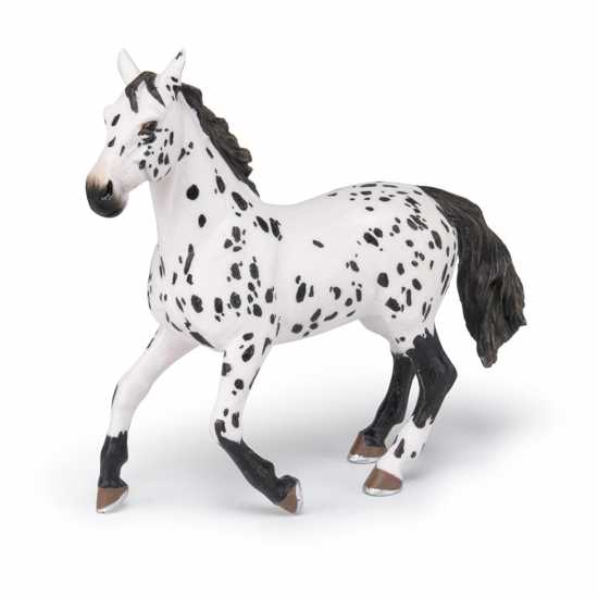 Horse And Ponies Black Appaloosa Horse Toy Figure  Подаръци и играчки