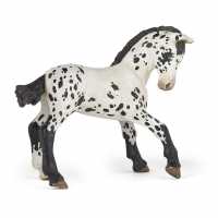 Horse And Ponies Black Appaloosa Foal Toy Figure