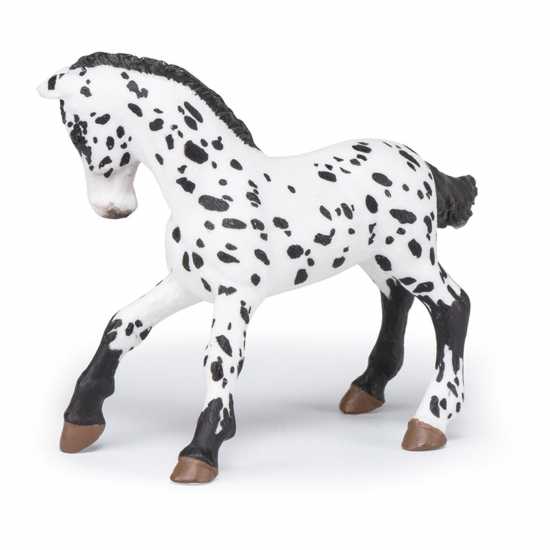Horse And Ponies Black Appaloosa Foal Toy Figure  Подаръци и играчки