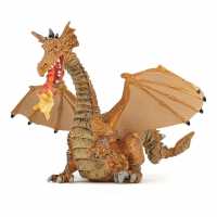 The Enchanted World Gold Dragon With Flame Toy  Подаръци и играчки