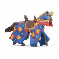 Fantasy World Blue Horse Fleur De Lys Toy Figure  Подаръци и играчки