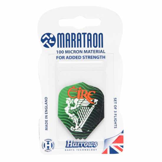 Harrows Darts Eire Flights Зелено/Бяло 