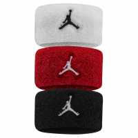 Nike Air Jordan Terry Hair Ties White/Red Аксесоари за коса