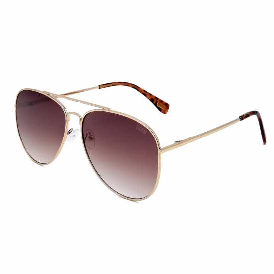 Storm Men's Aviator Sunglasses Gold 