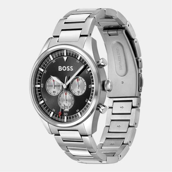 Boss BOSS gents Pioneer Watch Grey/Silver Boss BOSS gents Pioneer Watch Grey/Silver