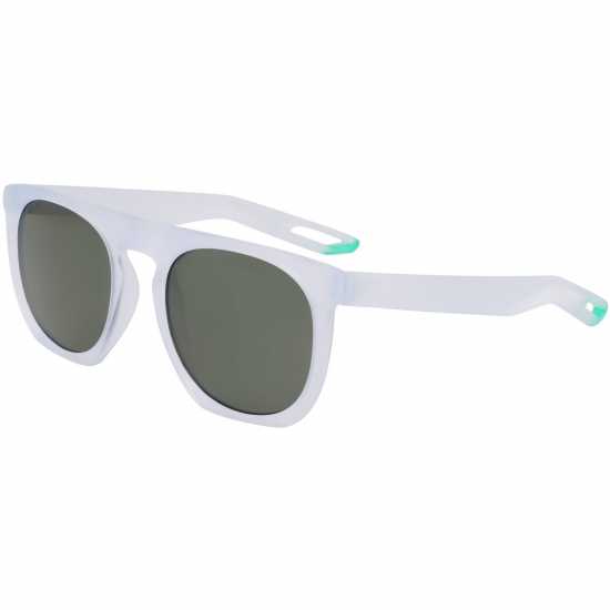 Nike Слънчеви Очила Flatspot Xxii Wayfarer Sunglasses Mt Platinum/Grn 