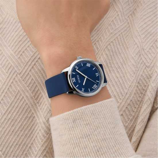 Guess Men's Chandler Analogue Quartz Watch Черно/сребро Guess Men's Chandler Analogue Quartz Watch Черно/сребро