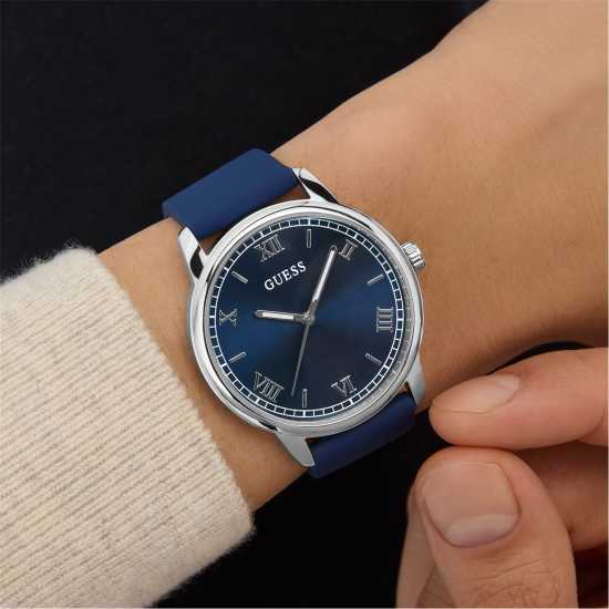 Guess Men's Chandler Analogue Quartz Watch Черно/сребро Guess Men's Chandler Analogue Quartz Watch Черно/сребро