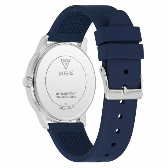 Guess Men's Chandler Analogue Quartz Watch Черно/сребро Guess Men's Chandler Analogue Quartz Watch Черно/сребро