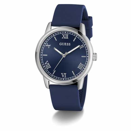 Guess Men's Chandler Analogue Quartz Watch Черно/сребро Guess Men's Chandler Analogue Quartz Watch Черно/сребро
