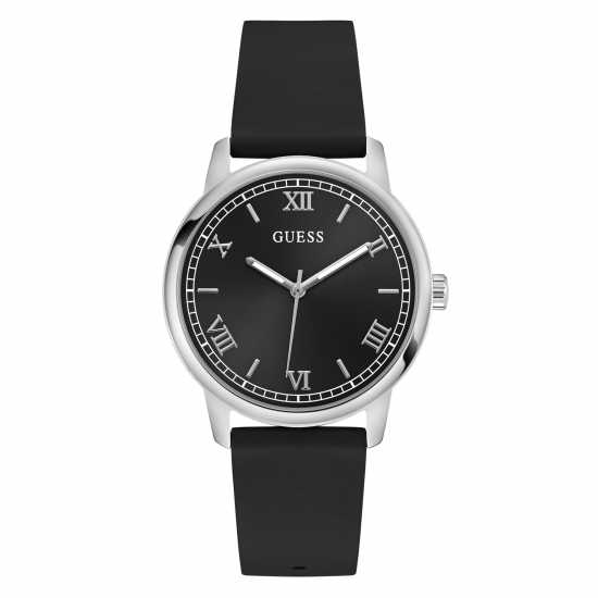 Guess Men's Chandler Analogue Quartz Watch Черно/сребро Guess Men's Chandler Analogue Quartz Watch Черно/сребро