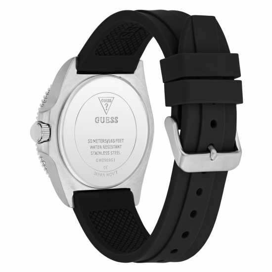 Guess Men's Cliff Analogue Quartz Watch Черно/сребро Guess Men's Cliff Analogue Quartz Watch Черно/сребро