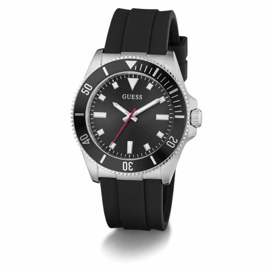 Guess Men's Cliff Analogue Quartz Watch Черно/сребро Guess Men's Cliff Analogue Quartz Watch Черно/сребро