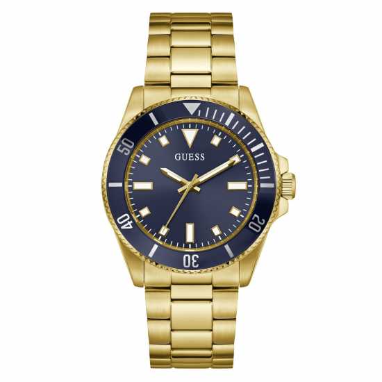 Guess Men's Cliff Analogue Quartz Watch Синьо/Металик Guess Men's Cliff Analogue Quartz Watch Синьо/Металик
