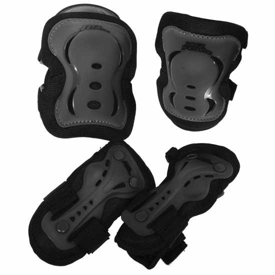 No Fear Skate Protection Pads 3 Pack Black Скейтборд