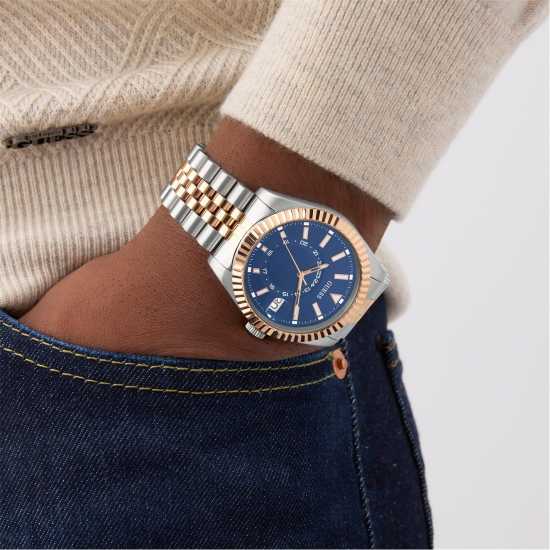 Guess Men's Jaden Analogue Quartz Watch Синьо/Сребро Guess Men's Jaden Analogue Quartz Watch Синьо/Сребро