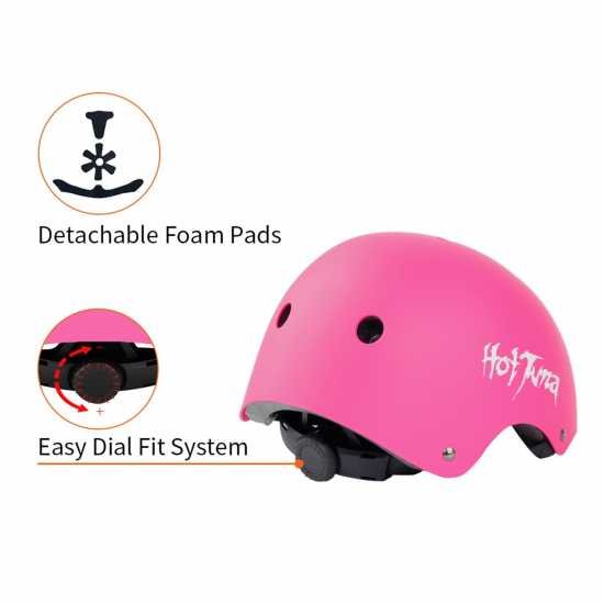 Hot Tuna Skate Helmet Розово 