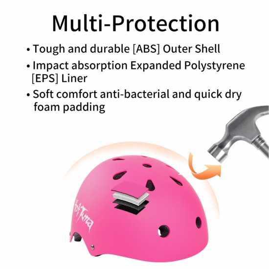 Hot Tuna Skate Helmet Розово 