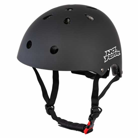No Fear Skate Helmet Black Скейтборд