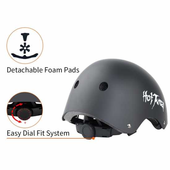 Hot Tuna Skate Helmet Черно 